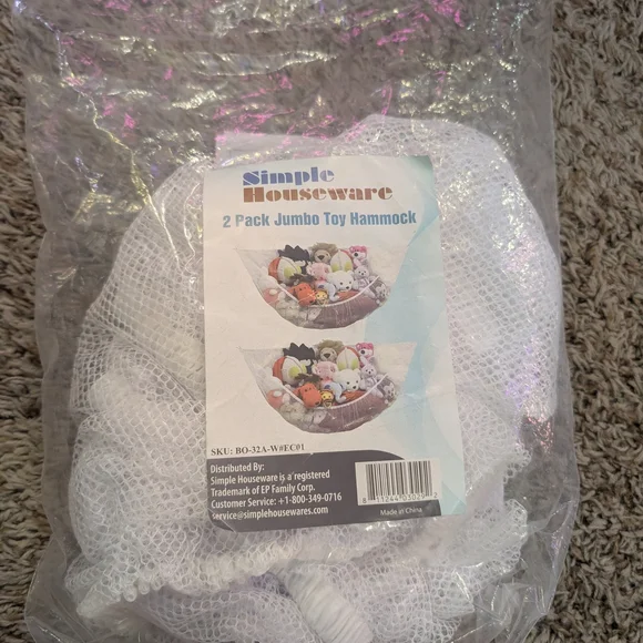 Simple Houseware Jumbo Toy Hammock 2 Pack - Picture 1 of 1